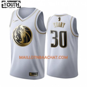Maillot NBA Dallas Mavericks Seth Curry 30 Nike 2019-20 Blanc Golden Edition Swingman - Enfant